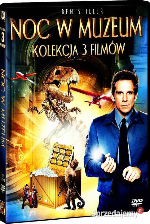 NOC W MUZEUM 1 3 KOLEKCJA 3 FILMÓW dubbing Kalisz sprzedam