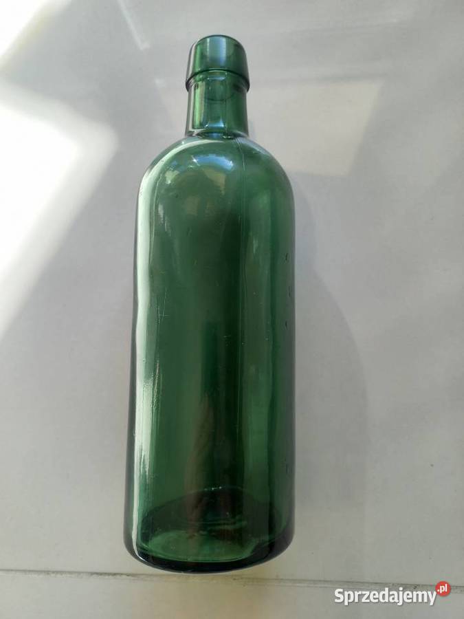 Butelka zielone szkło antyk sprzedam