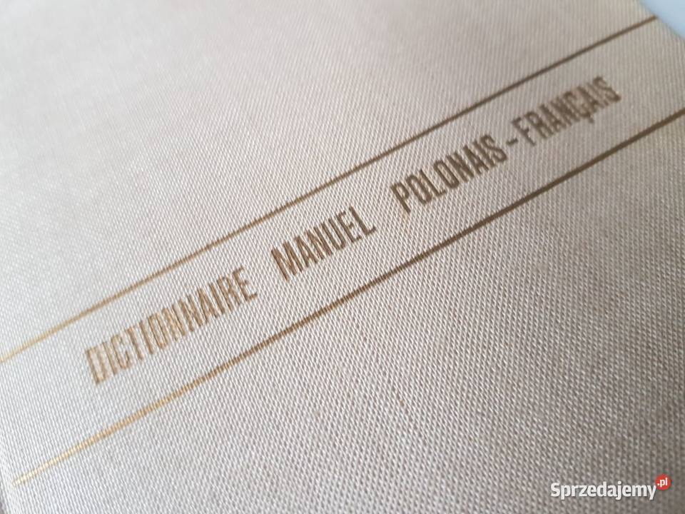 DICTIONNAIRE MANUEL POLONAIS FRANCAIS Paweł Kielce