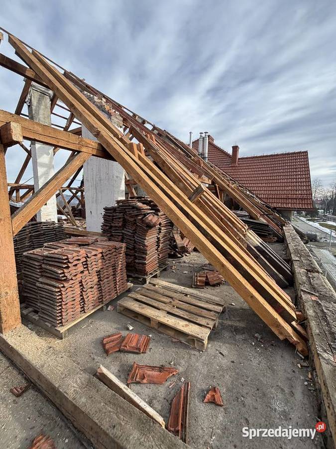 Dachówka ceramiczna na sprzedaż używana w stanie Sucha Beskidzka