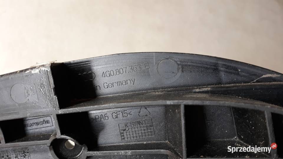 AUDI A6 C7 ŚLIZG ZDERZAKA LEWY TYŁ UCHWYT wielkopolskie