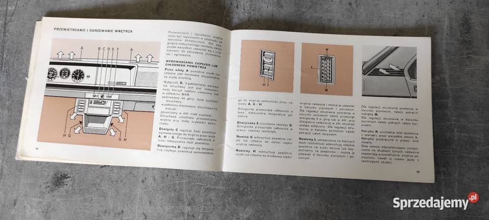 Instrukcja Polski Fiat 132p Specjal POLMO FSO Łowicz