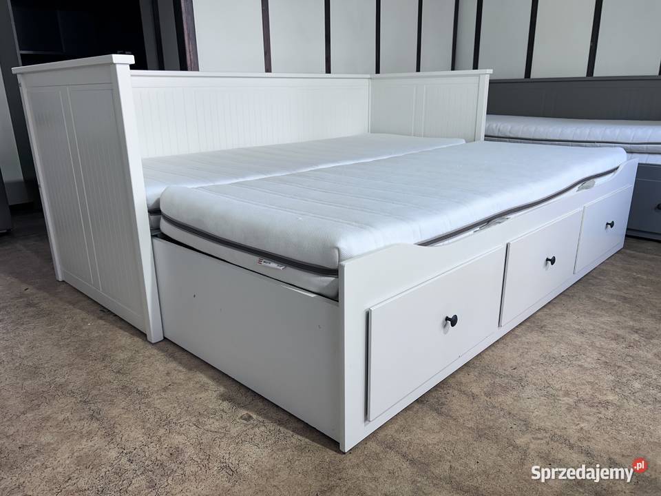 IKEA HEMNES Leżanka Łóżko z 3 szufladami 2 Łóżka