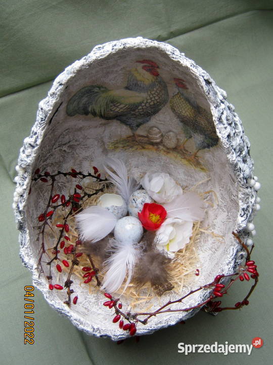 Wielkie jajo Wielkanocne z wypełnieniem Kraków