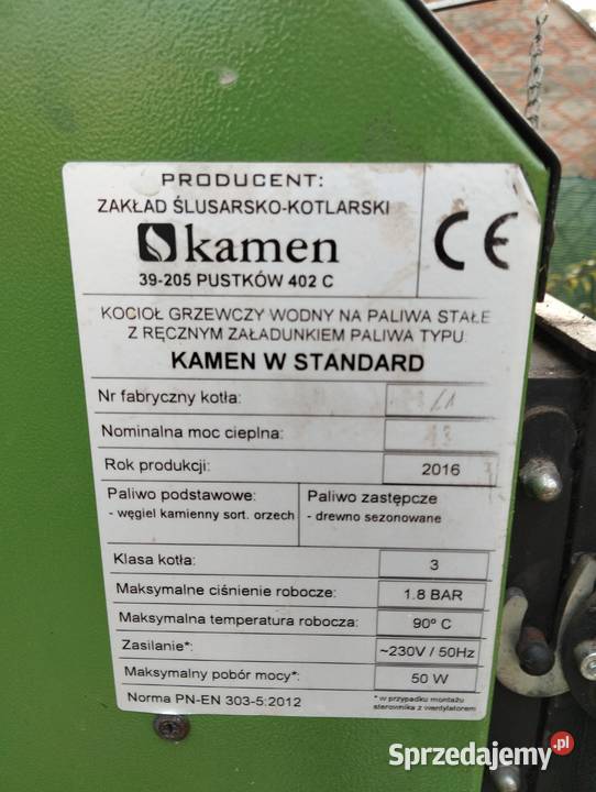 Piec na drzewo z demontażu Kotły i Piece CO Majdan Sieniawski sprzedam