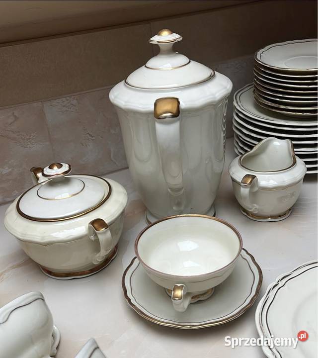 Serwis na 9 osób Hackefors Szwecja Ręcznie