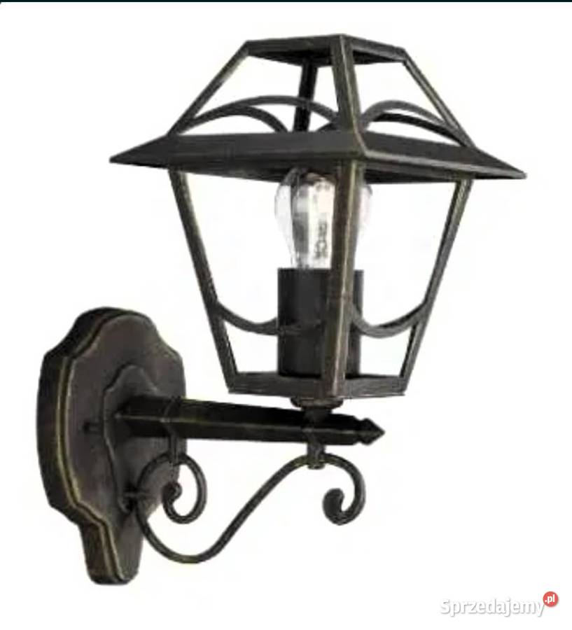 Dekoracyjna lampa latarnia oświetlenie lampion Kinkiety Poraj sprzedam