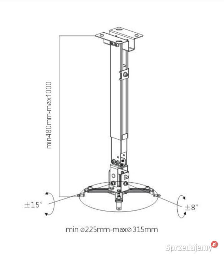 Profesjonalny uchwyt do projektora pomorskie Czarna Woda