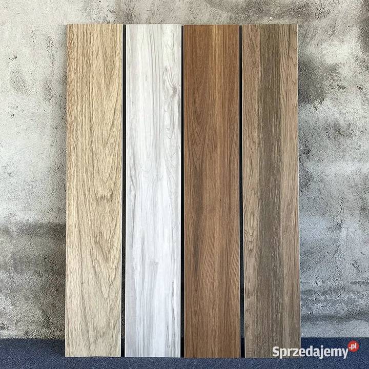 Płytki drewnopodobne 20x120 mrozoodporne RÓŻNE Łask sprzedam