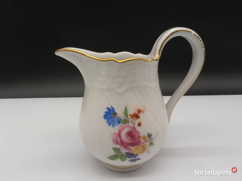 Porcelanowy mlecznik dzbanek na mleko wielkopolskie Raszków