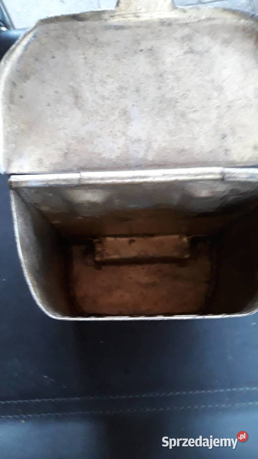 PKPPięknaduża zabytkowa popielniczka metalowa