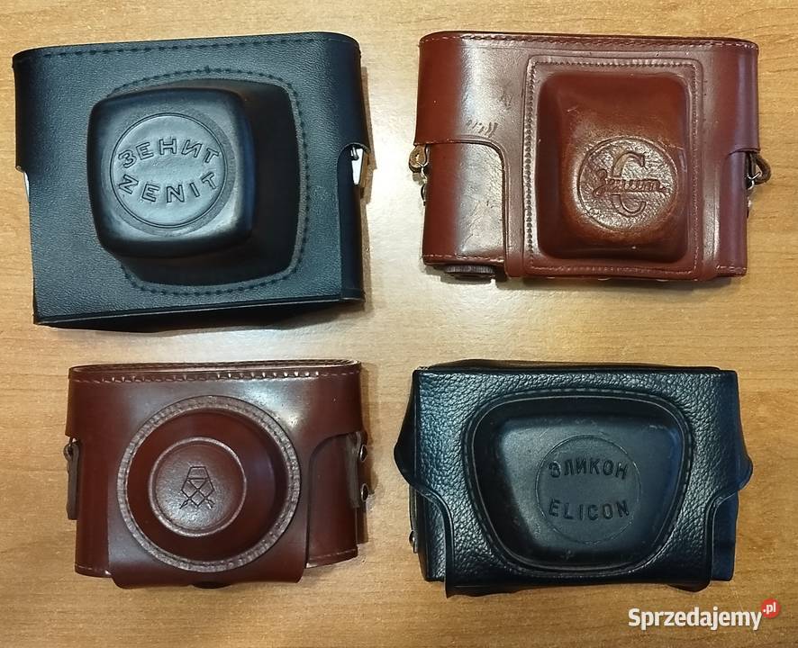 Komplet futerałów na rosyjskie aparaty sprzedam