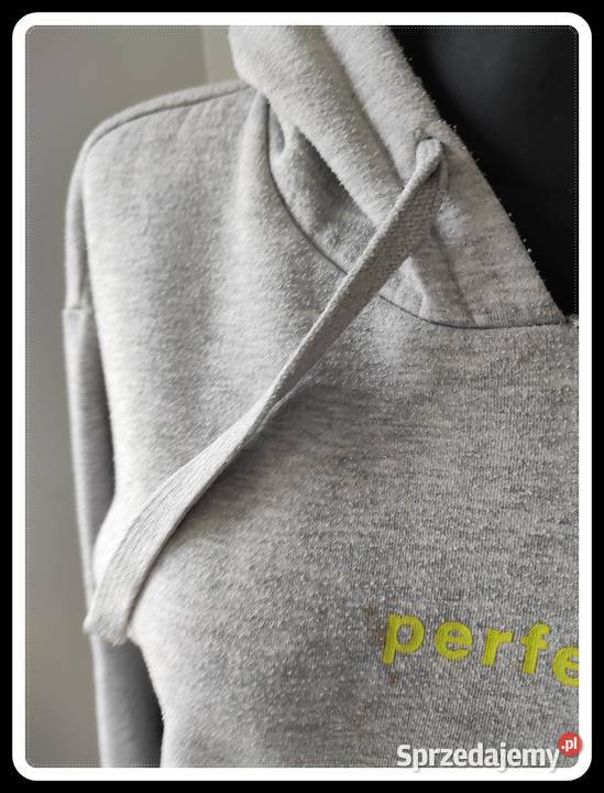 Szara bluza damska z kapturem CROPP rozmiar 36 S Cropp mazowieckie Płock