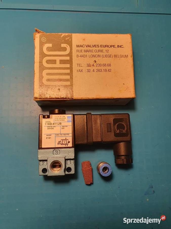 Elektrozawor MAC 116B611JB modól rozdzielacz mazowieckie Warszawa