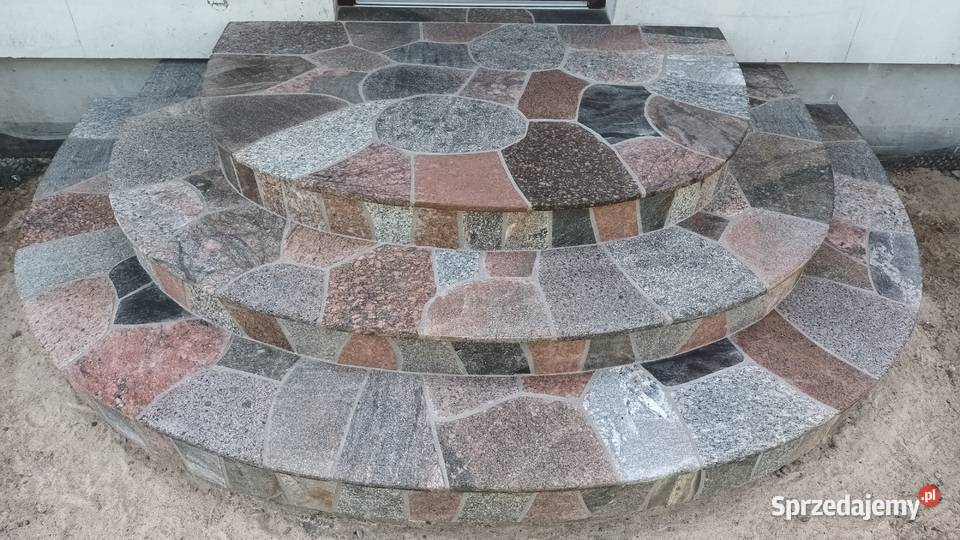 Kamień polny cięty płomieniowany gr2 dekoracyjny Kartuzy