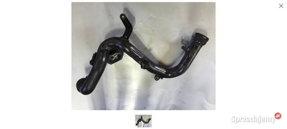 rura 1K0145770B intercoolera vw seat audi 19tdi osobowe dolnośląskie Jelcz-Laskowice