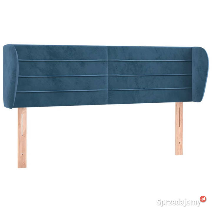 Zagłówek uszak ciemnoniebieski 147x23x7888 sprzedam