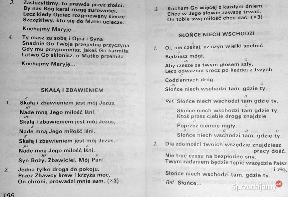 Śpiewnik pielgrzymkowy O Szczepan W Kośnik Chełm sprzedam