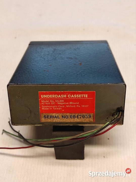 Magnetofon samochodowy Sparkomatic SS200 Podkowa Leśna