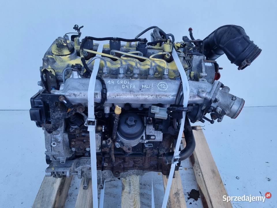 SILNIK KOMPLET Hyundai Matrix 15 CRDI pali 130 Rudka