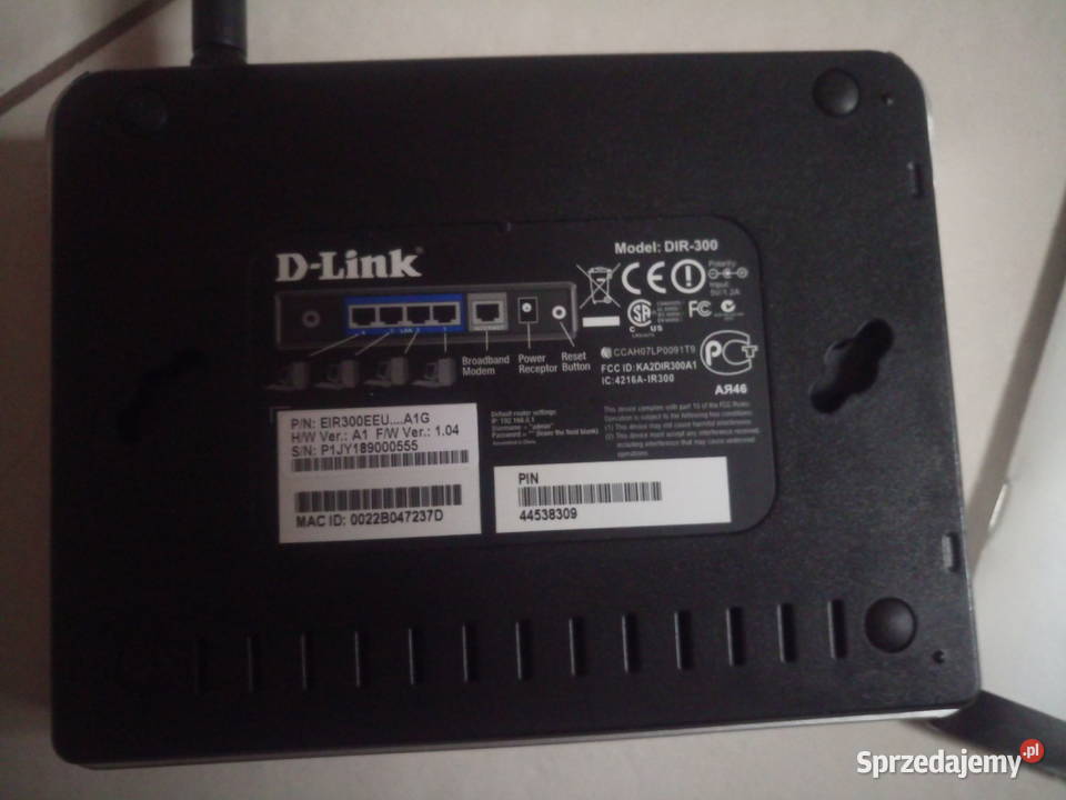 Router DLink model DIR 300 Ethernet 10Mbit Olsztyn