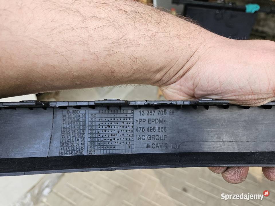 OPEL MERIVA B HOKEJ ZDERZAKA LEWY PRZÓD 13267706 Międzychód