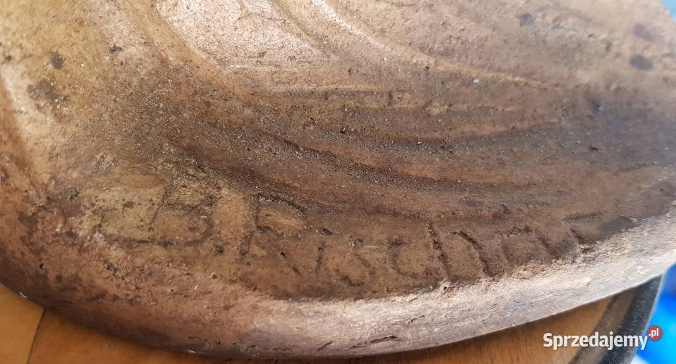 Rzeźba figura Święta Barbara ceramika syg Art Orneta