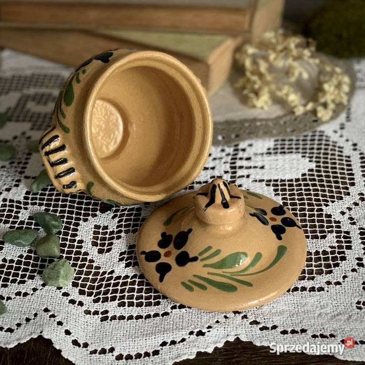 Cukiernica naczynie ceramika robiona ręcznie Myszków