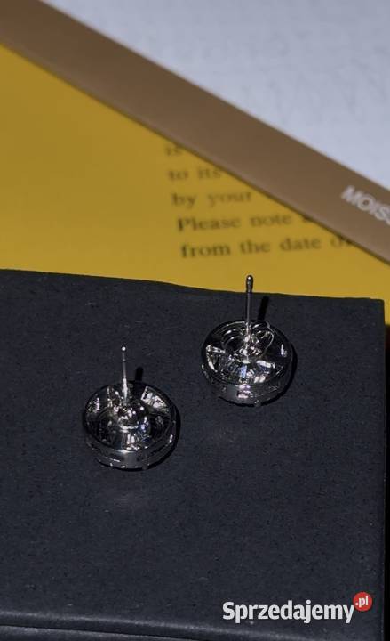 Kolczyki vvs1 moissanite earrings icedout Bielany Wrocławskie