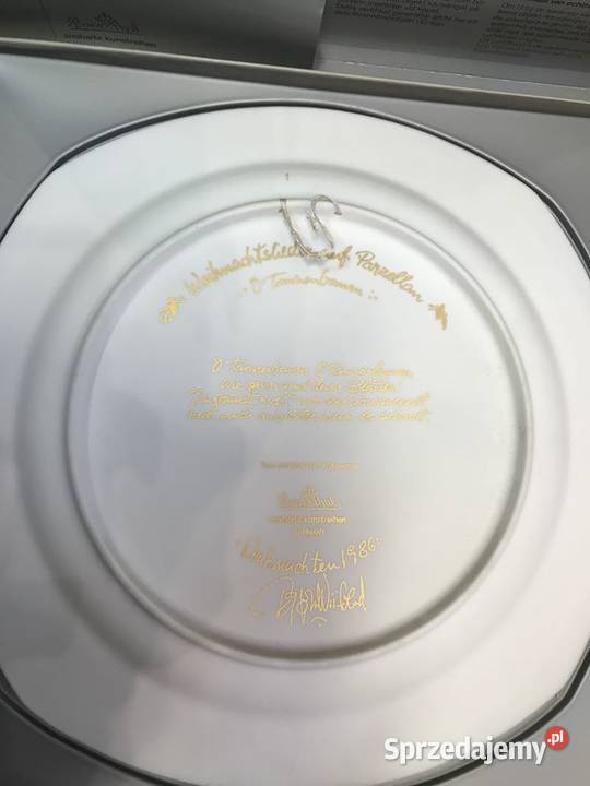 Talerz Rosenthal Bjrn Wiinblad Kolędy na Kielce