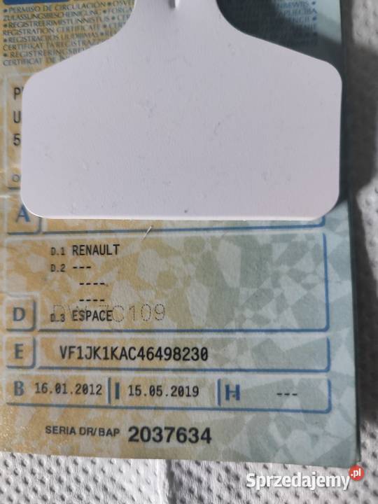 Renault Espace IV 2012r Espace dolnośląskie Wrocław