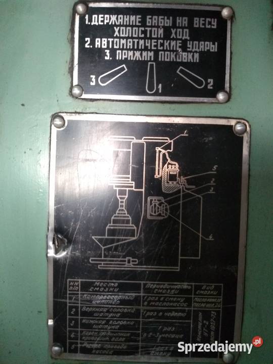 Młot kowalski hydrauliczno pneumatyczny Włocławek