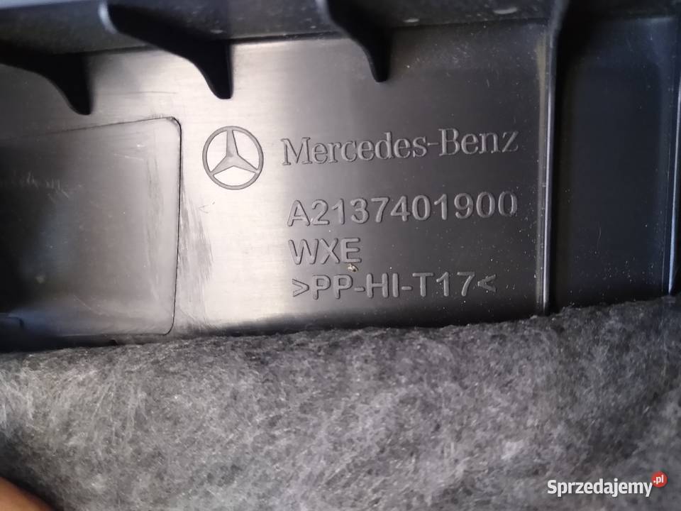 Osłona tapicerka klapy bagażnika Mercedes w213 osobowe Wrocław