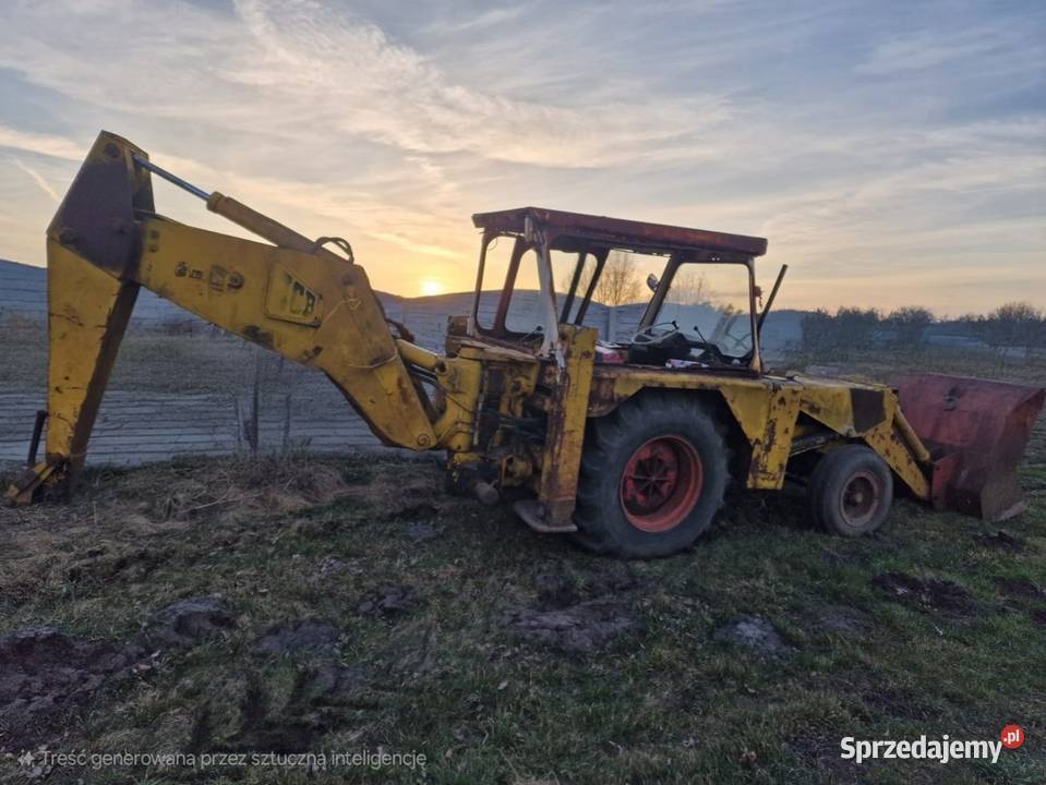 Koparko ladowarka Jcb 3c 75r 3x lyzka silnik