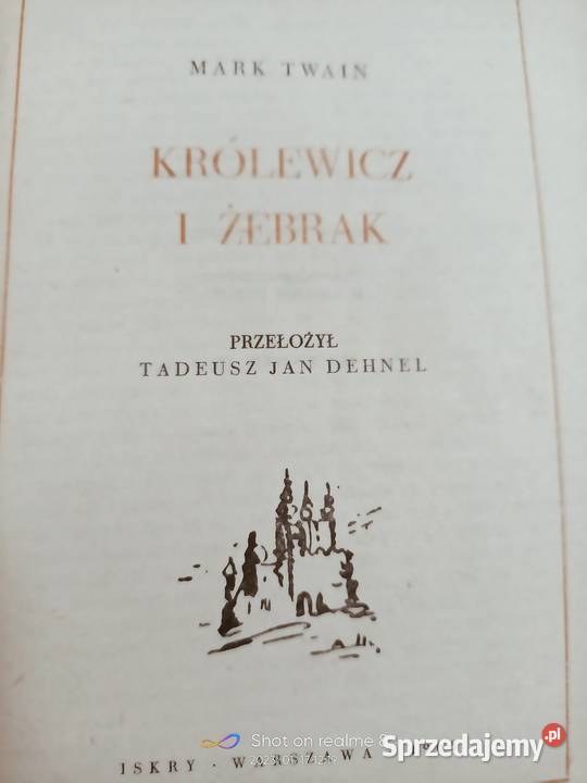 Dehnel tłumaczenie Książę i żebrak Twain książki mazowieckie Warszawa