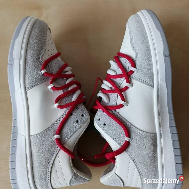 Wyprzedaż Sneakersy damskie białoszare z