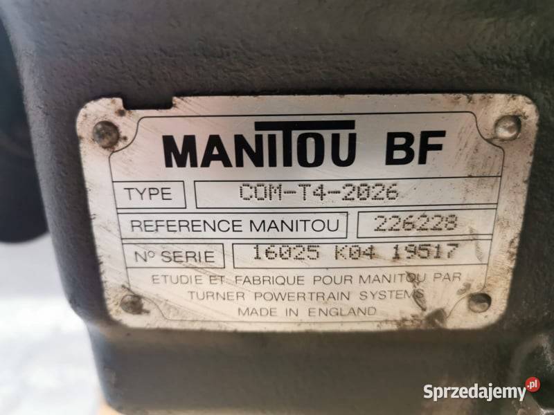 Skrzynia biegów Manitou MLT COMT42026
