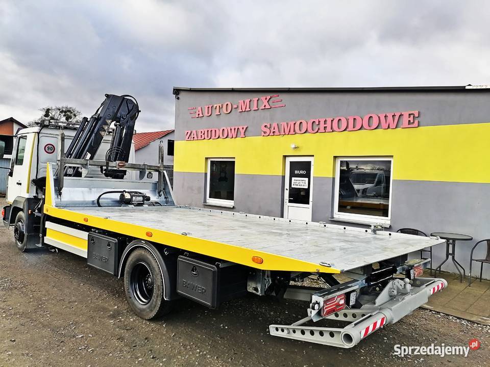 MERCEDES MAN auto laweta nowy najazd nie Strachosław