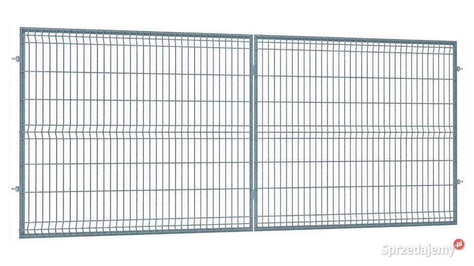 Brama dwuskrzydłowa 3D kpl 4m OCRAL skrzydłowa Bramy Miechów