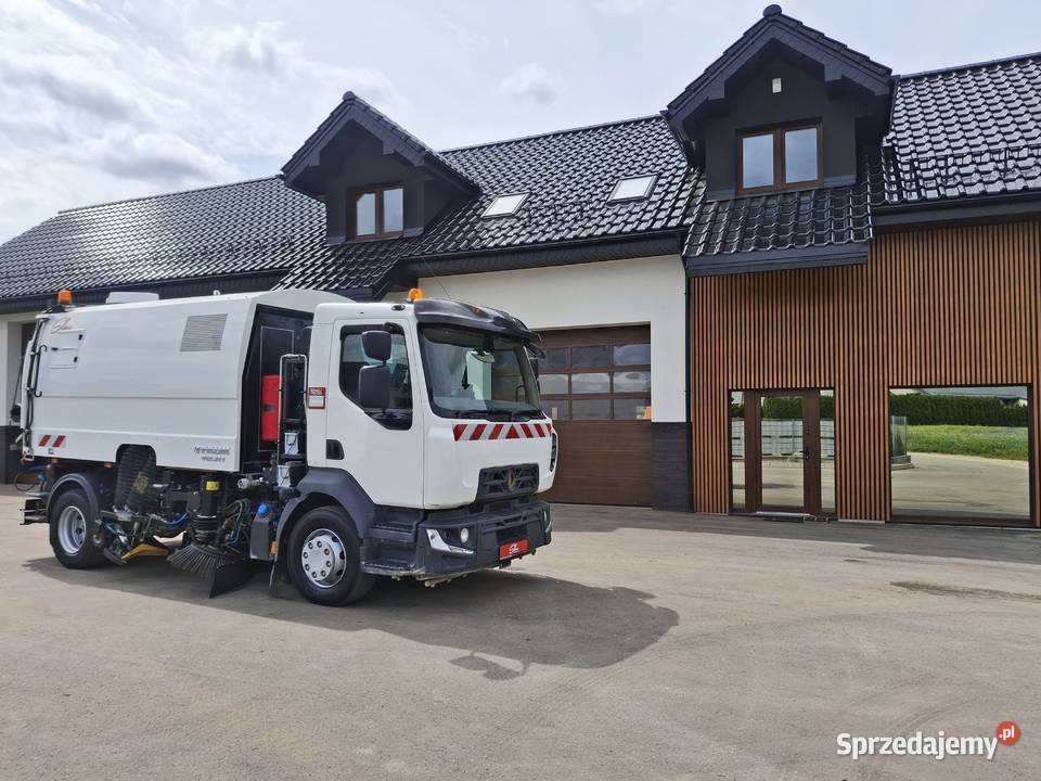 Renault D16 Midlum Zamiatarka FAUN Karcher wspomaganie kierownicy Sierakowice sprzedam