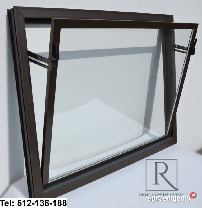 Okna inwentarskie gospodarcze 120x90 siatki ASF