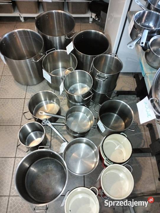 Garnki rondle gastronomiczne opakowania Słupia Kapitulna