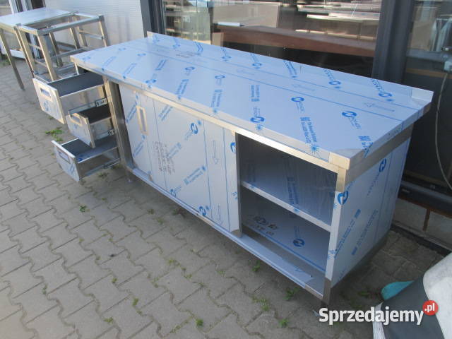 Stół Gastronomiczny Drzwi Suwane Szuflady 2