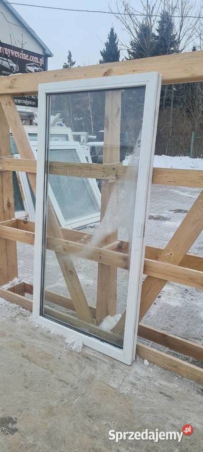 OKNA KacprzaK Witryna 75x149 FIX Używany PCV Siedlce