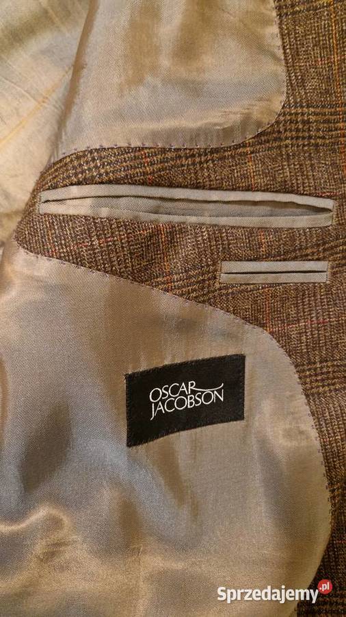 Męska MARYNARKA Oscar Jacobson 56 100 wełna jowa Lublin