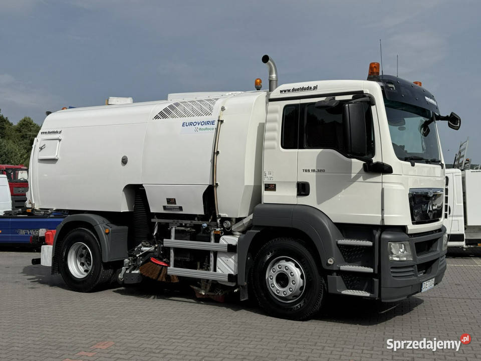 MAN TGS 18320 E5 BUCHER OPTIFANT 8000 Zamiatarka świętokrzyskie Widełki