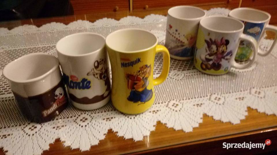 Kubki z motywem dziecięcym porcelanowe mazowieckie Warszawa sprzedam