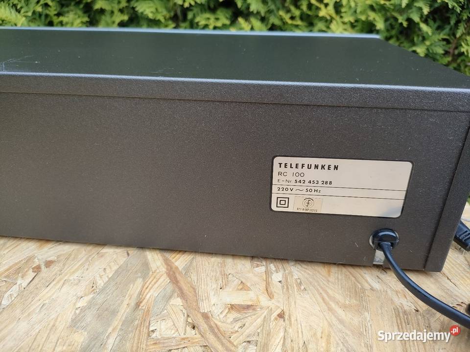 Magnetofon Telefunken CR 100 uszkodzony Audio Zduńska Wola