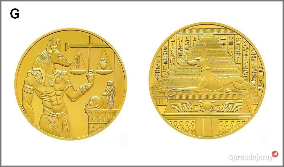 Monety pamiątkowe repliki w kolorze złotym 8