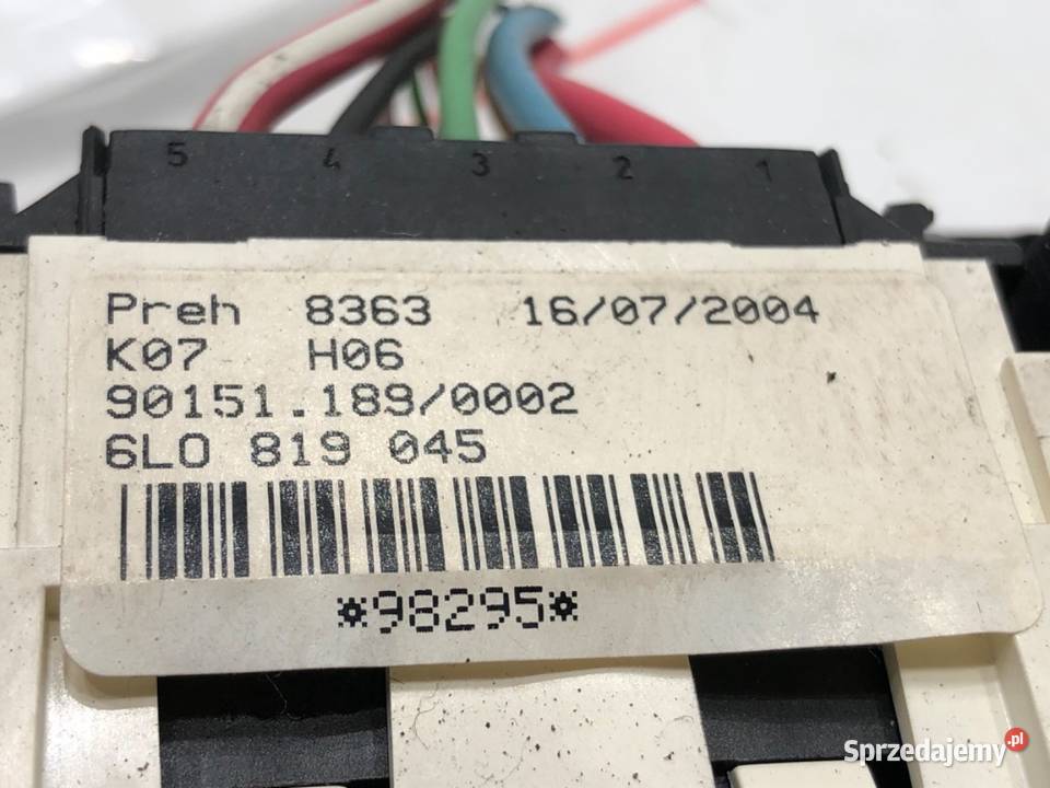 PANEL STEROWANIA NAWIEWU SEAT IBIZA III sprzedam